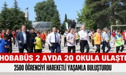 HOBABÜS 2 Ayda 20 Okula Ulaştı, 2500 Öğrenciyi Hareketli Yaşamla Buluşturdu