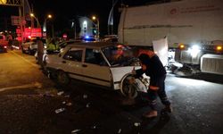 İki aracın karıştığı kazada ortalık savaş alanına döndü!