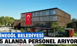 İnegöl Belediyesi 5 Alanda Personel Arıyor