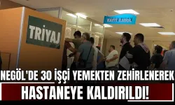 İnegöl'de 30 İşçi Yemekten Zehirlenerek Hastaneye Kaldırıldı!