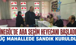 İnegöl’de Ara Seçim Heyecanı Başladı: Üç Mahallede Sandık Kuruldu