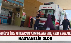 İnegöl'de Öfke Anında Camı Yumruklayan Genç Kadın Yaralandı