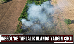 İnegöl’de Tarlalık Alanda Yangın Çıktı!