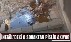 İnegöl’deki O Sokaktan Pislik Akıyor!