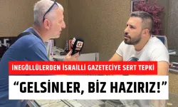 İnegöllülerden İsrailli Gazeteciye Sert Yanıt: “Gelsinler, Biz Hazırız!”