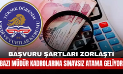 Başvuru Şartları Zorlaştı! Bazı Müdür Kadrolarına Sınavsız Atama Geliyor