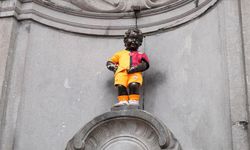 Manneken Pis heykeli, Galatasaray formasını giydi