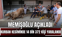 Memişoğlu Açıkladı: 81 İlde Kurban Kesiminde 14 Bin 372 Kişi Yaralandı!