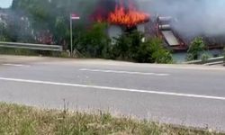 Sakarya'da bir ev alev topuna döndü