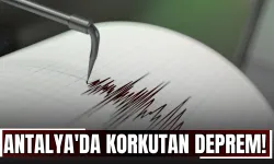 Antalya'da Korkutan Deprem!