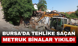 Osmangazi’de Metruk Binalar Bir Bir Yıkılıyor: Alacahırka’da 3 Bina Daha Temizlendi