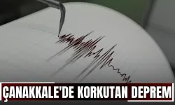 Çanakkale'de Korkutan Deprem!