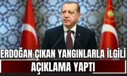 Cumhurbaşkanı Erdoğan Çıkan Yangınlarla İlgili Açıklama Yaptı