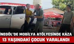İnegöl’de Mobilya Atölyesinde Kaza: 13 Yaşındaki Çocuk Yaralandı