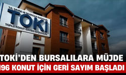 TOKİ’den Bursalılara Müjde: 196 Konut İçin Geri Sayım Başladı