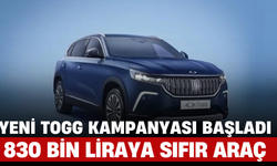 Yeni Togg Kampanyası Başladı: 830 Bin Liraya Sıfır Araç