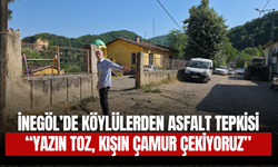 İnegöl’de Bahriyeli Mahallesi Halkından Asfalt Çağrısı