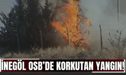 İnegöl OSB’de korkutan yangın!