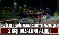 İnegöl'de Trafik Kazası Sonrası Kavga Çıktı, 2 Kişi Gözaltına Alındı
