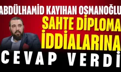Abdülhamid Kayıhan Osmanoğlu Sahte Diploma İddialarına Cevap Verdi
