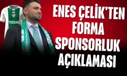 Bursaspor Başkanı Enes Çelik'ten Forma Sponsorluk Açıklaması