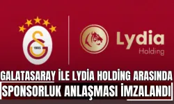 Galatasaray ile Lydia Holding arasında sponsorluk anlaşması imzalandı