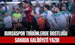 Bursaspor Tribünlerde Dostluğu, Sahada Galibiyeti Yazdı