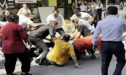 Cadde Ortası Bir Anda Boks Ringine Döndü