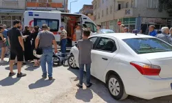 İnegöl’de Ters Yönden Gelen Otomobil Motosikletle Çarpıştı: 2 Yaralı