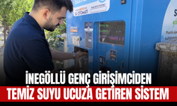 İnegöllü Genç Girişimciden Temiz Suyu Ucuza Getiren Sistem