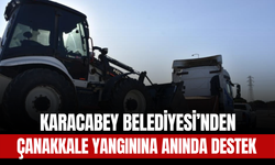 Karacabey Belediyesi’nden Çanakkale Yangınına Anında Destek
