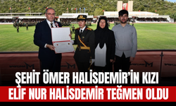 Şehit Ömer Halisdemir’in Kızı Elif Nur Halisdemir Teğmen Oldu
