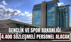 Gençlik ve Spor Bakanlığı 4.400 Sözleşmeli Personel Alacak