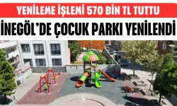 İnegöl Belediyesi Osmaniye Mahallesi’ndeki Çocuk Parkını Yenileyerek Hizmete Açtı