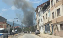 İnegöl Edebey Mahallesi'nde Yangın