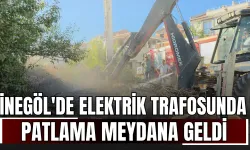 İnegöl'de Elektrik Trafosunda Patlama Meydana Geldi