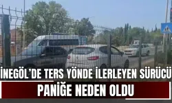 İnegöl’de Ters Yönde İlerleyen Kadın Sürücü Paniğe Neden Oldu