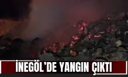 İnegöl’de Yangın Çıktı