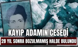 Kayıp adamın cesedi 28 yıl sonra bozulmamış halde bulundu