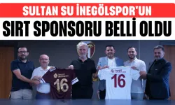 Sultan Su İnegölspor'un Sırt Sponsoru Belli Oldu