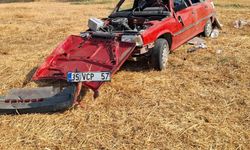 Otomobil Tarlaya Uçtu, Sürücü Hayatını Kaybetti