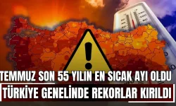 Temmuz Son 55 Yılın En Sıcak Ayı Oldu: Türkiye Genelinde Rekorlar Kırıldı