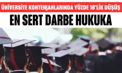 Üniversite Kontenjanlarında Yüzde 18’lik Düşüş! En Sert Darbe Hukuka