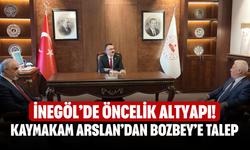 İnegöl’de Öncelik Altyapı! Kaymakam Arslan’dan Bozbey’e Talep