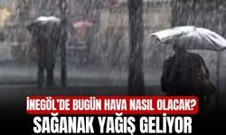 İnegöl’de bugün hava nasıl olacak?  Sağanak yağış geliyor
