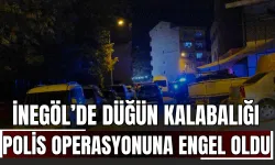 İnegöl’de Düğün Kalabalığı, Polis Operasyonuna Engel Oldu