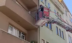 İnegöl’de kilitli odada mahsur kalan çocukları itfaiye kurtardı