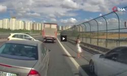 Kediyi kurtarmak isteyen kadına çarpan sürücüye dayak