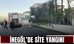 İnegöl’de site yangını