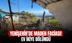 Yenişehir’de maden faciası! Ev ikiye bölündü